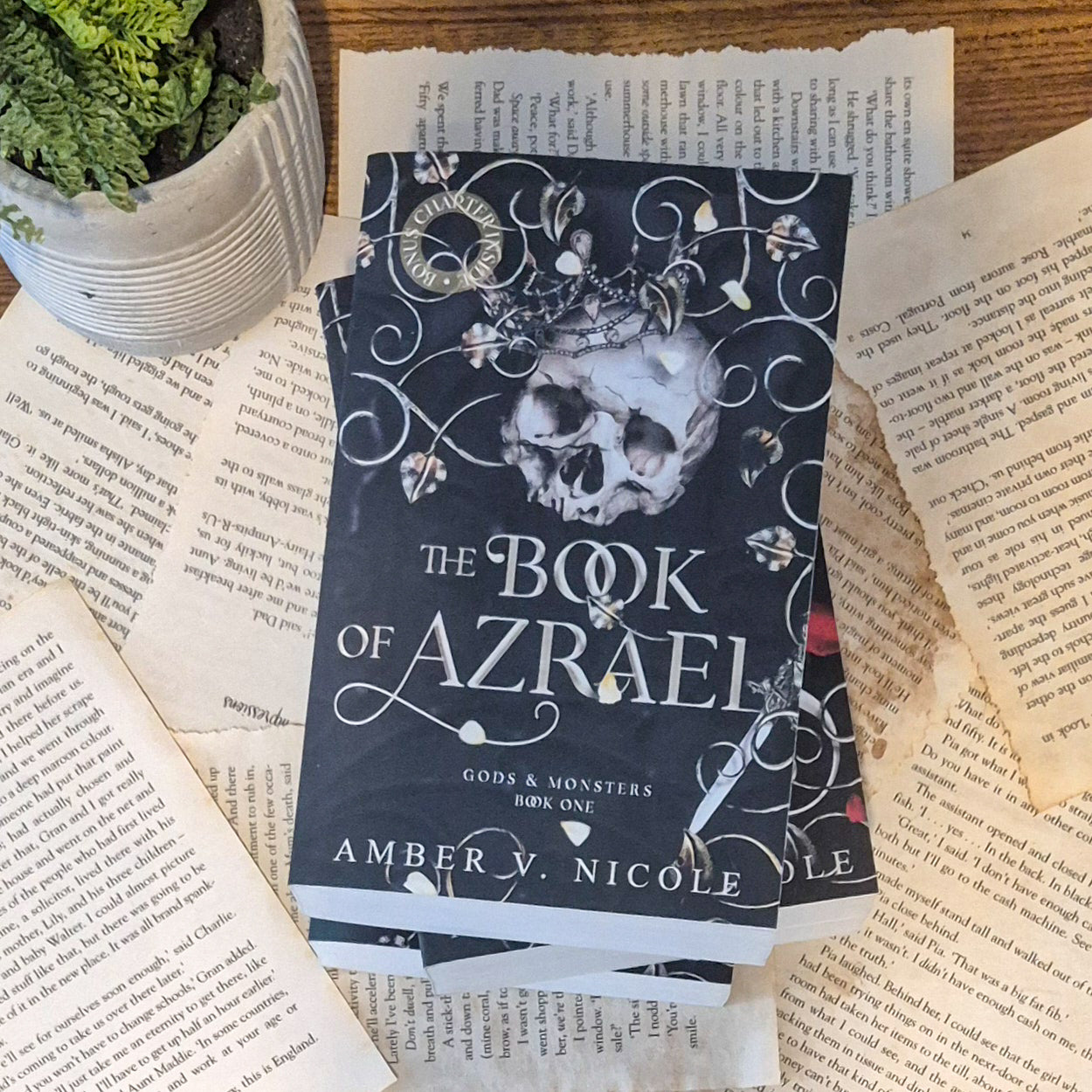 The Book of Azrael (Gods and Monsters 1) l By Amber V. Nicole