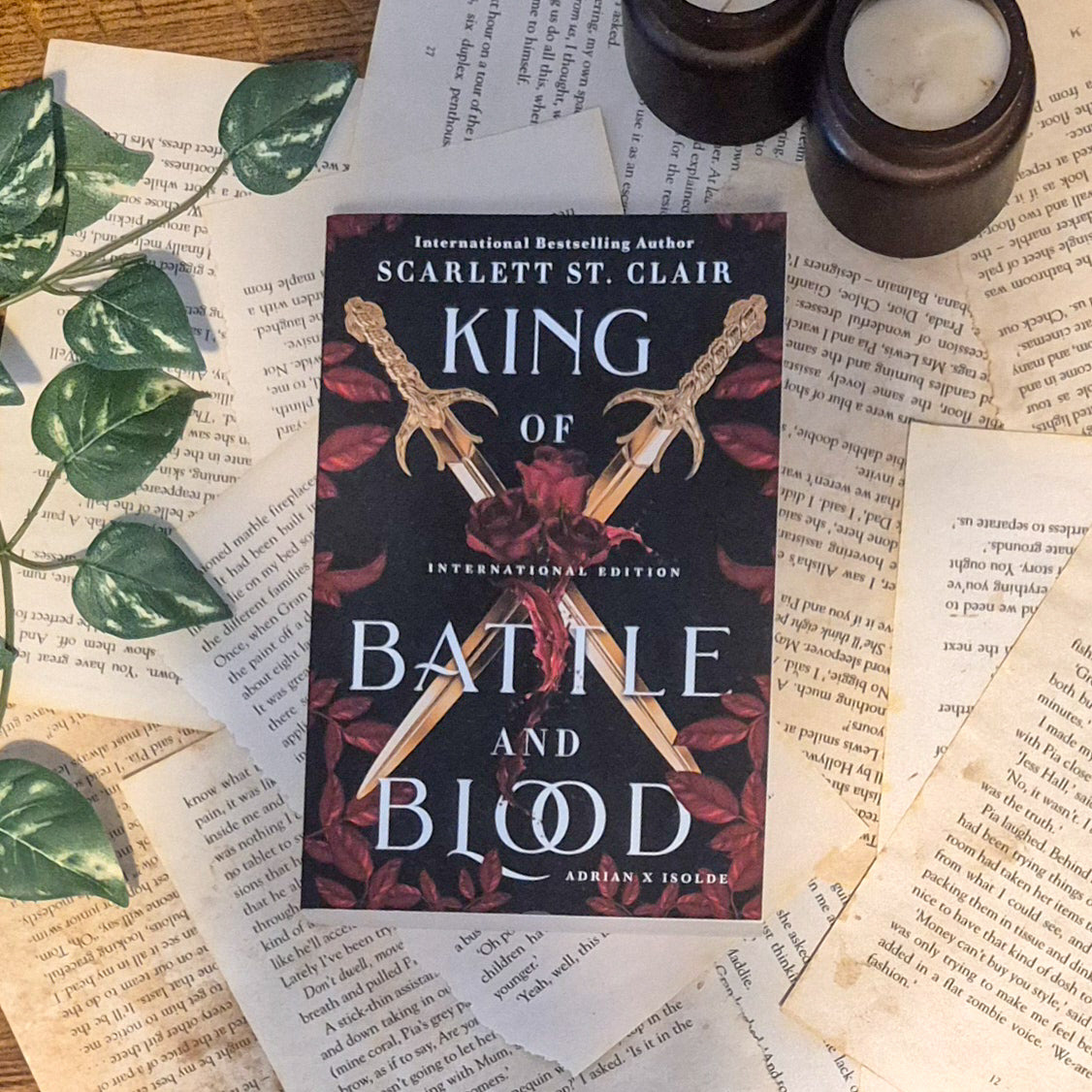 Kimg of battle and blood paperback by scarlet st clair