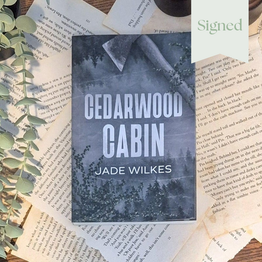 Cedarwood cabin by jade wilkes. Signed paperback