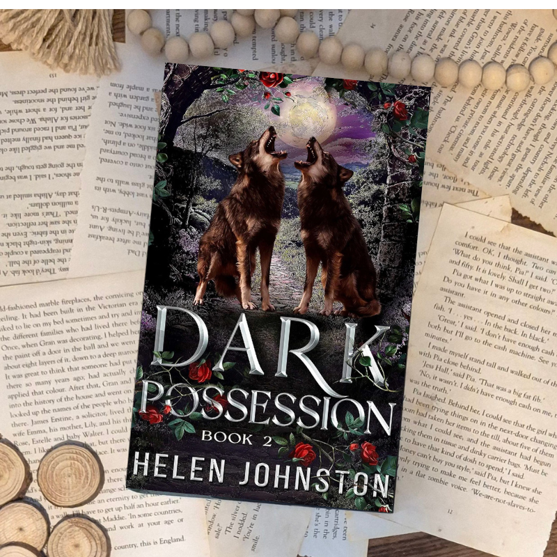Dark possession by Helen Johnston book cover 