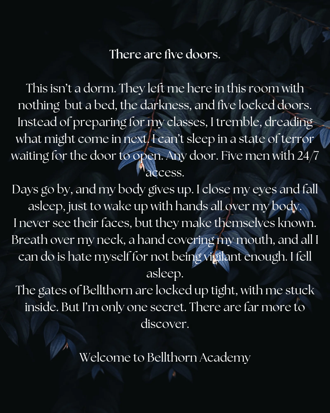 Gates of bellthorn by Aurelia knight and Amy Oliveira book blurb