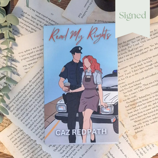 Read my rights by Caz Redpath. Signed paperback