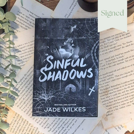 Sinful Shadows by Jade Wilkes. Signed paperback