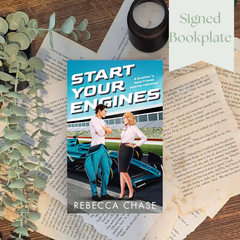 Start your engines by Rebecca Chase book cover 
