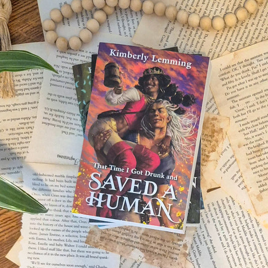 That time i got drunk and saved a human, book 3 in the mead mishap series, by Kimberly lemming