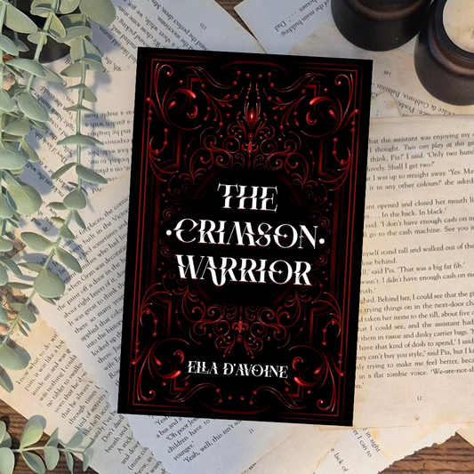 The Crimson Warrior by Ella D'avoine book cover 