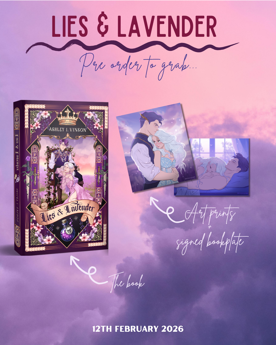 Lies and Lavender by Ashley J. Vinson