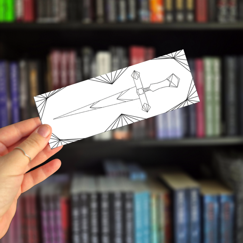 Colour your own bookmark